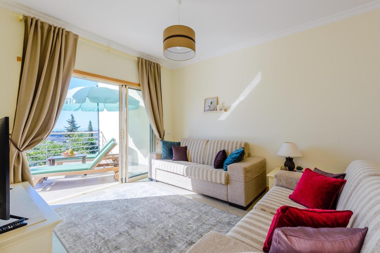 Bnb Homes Ocean View Apartment With Huge Sunny Terrace, 2 Swimming Pools & Tennis Court Albufeira Exterior foto